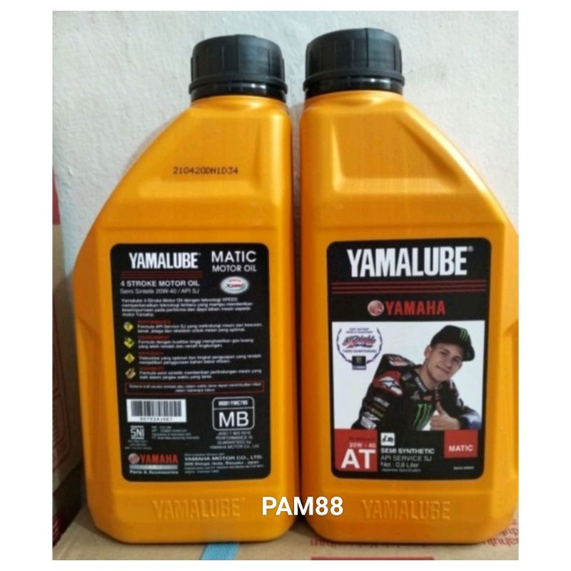 Oli Yamalube matic 20 w - 40 sea api.. 800 ml..hrga di etalase adalah harga jual 1 btl.