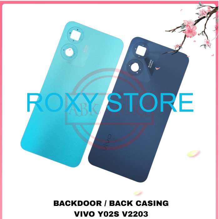 TUTUP BELAKANG BATERAI BACKDOOR BACKCOVER BACK CASING VIVO Y02S V2203