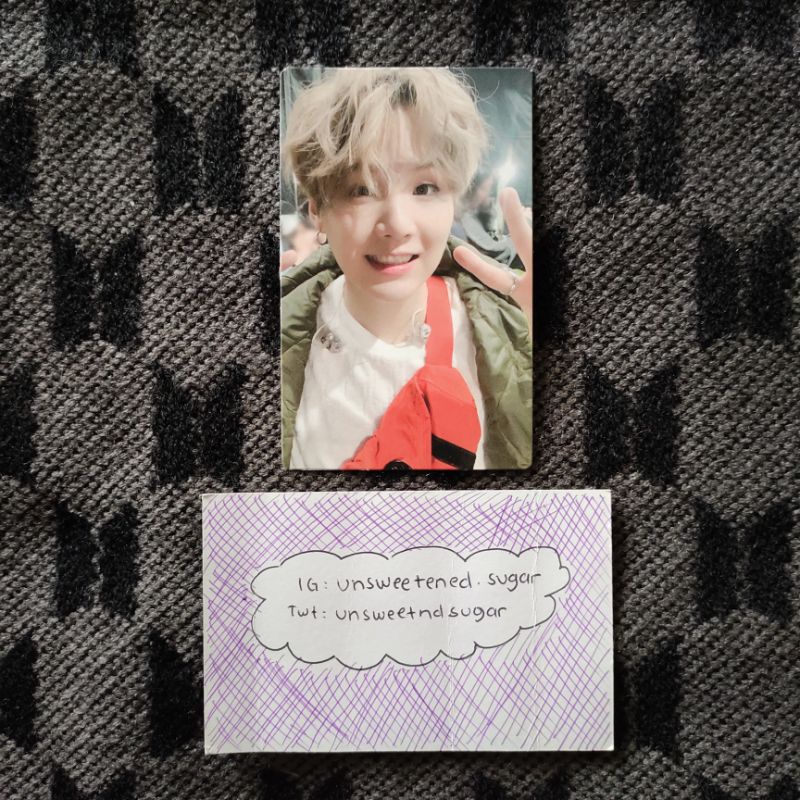 [BOOKED] PC BTS FM5 JAPAN SUGA YOONGI