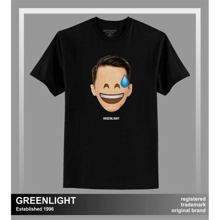 KAOS EMOTICON ARIEL NOAH / KAOS GREENLIGHT TERLARIS / KASO PRIA MURAH