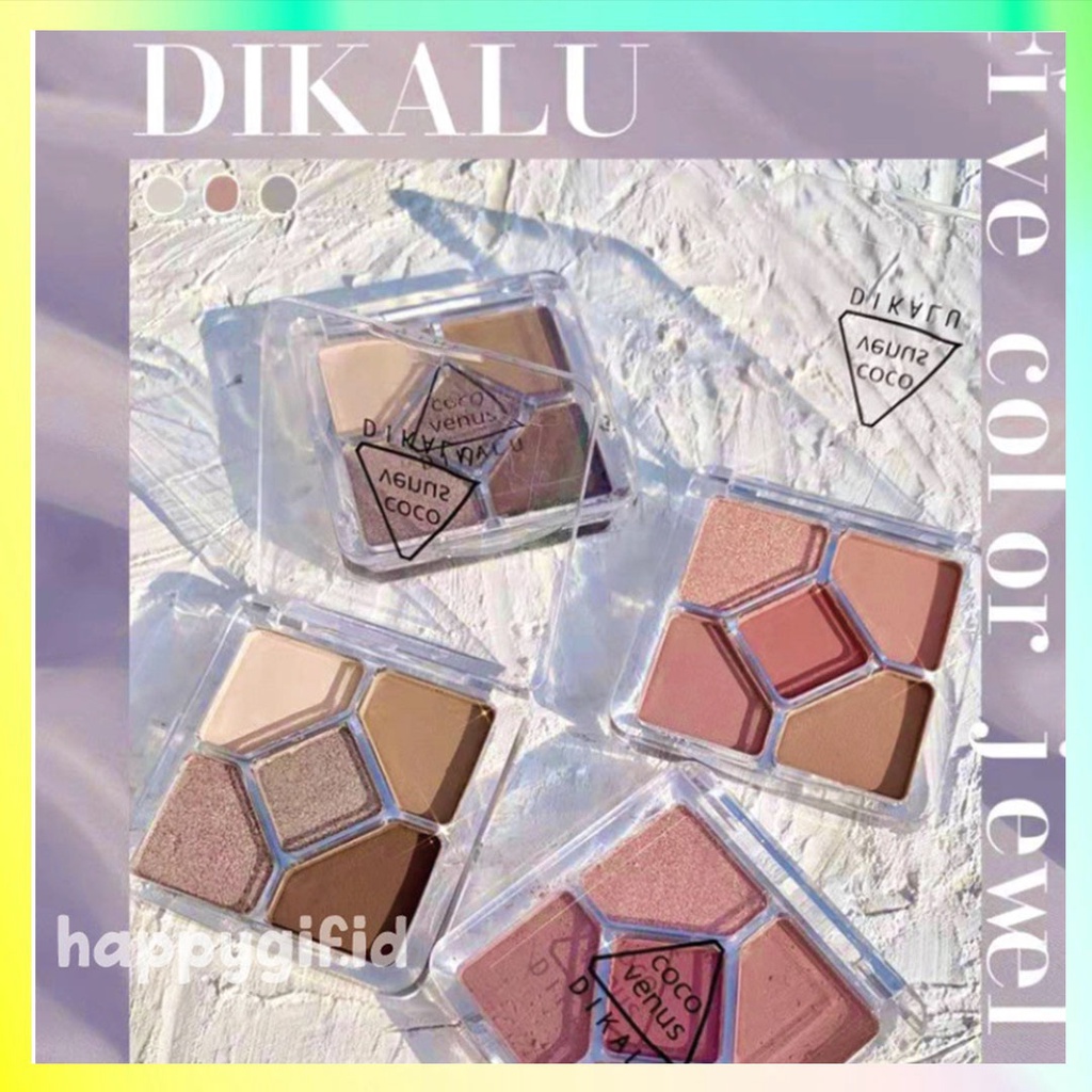 Dikalu Coco Venus Eyeshadow Pallete Waterproof Tahan air  5 Colour XX077