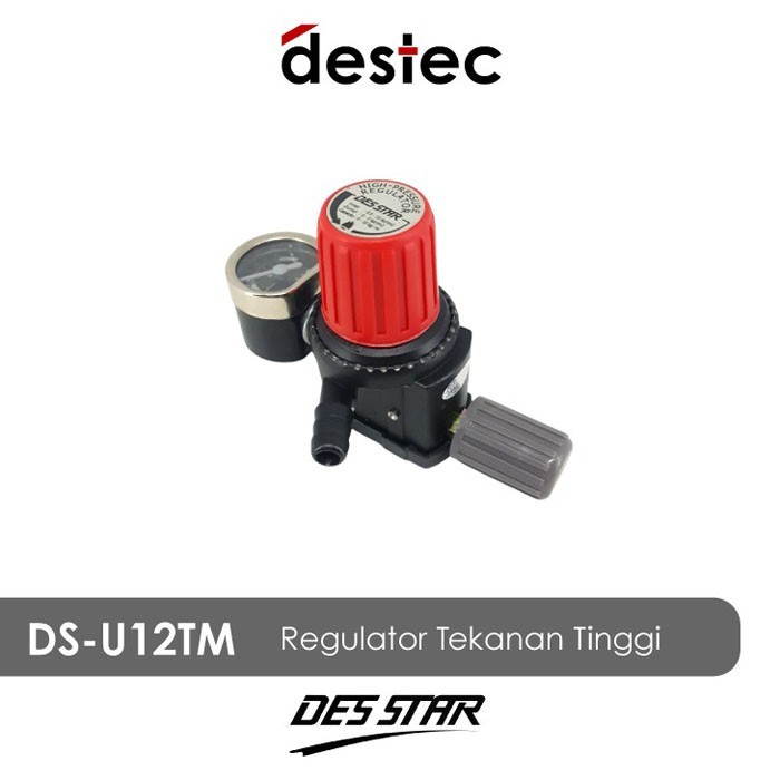 DesStar DS-U12TM Regulator Gas Tekanan Tinggi Meteran Handle Putar