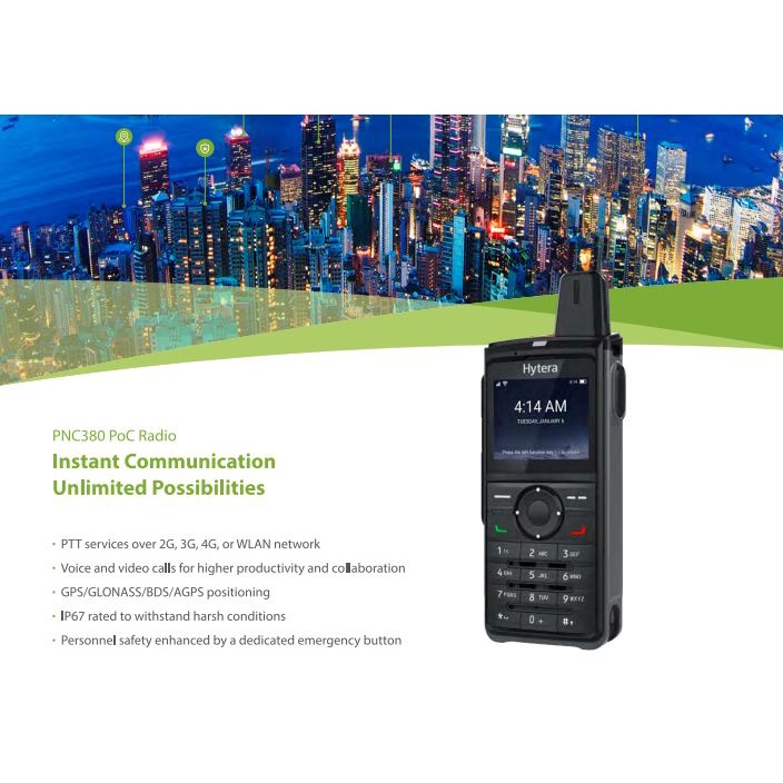 Hytera PoC Radio Instant Communication Unlimited Possibilities PNC380