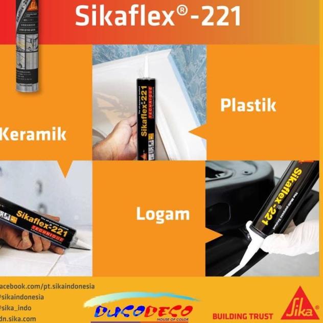 

SEALENT SILEN SEALER SILICON PU SIKAFLEX WHITE 221 - Putih