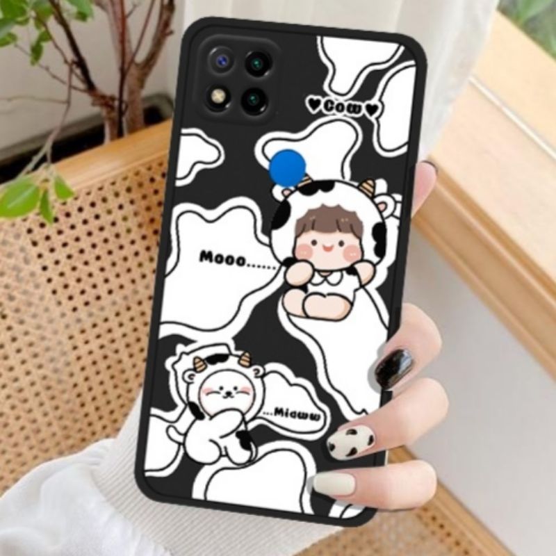 Softcase Kartun Moo Cow Macarone Camera Protect For Vivo Y12 Y15 Y17 Y20 Y20S Y12S Y30 Y50 Y91