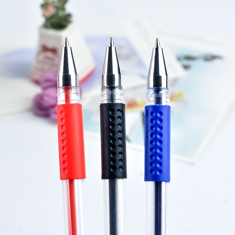 PO88 PENA/ PENA BALLPOINT/ PENA GEL HITAM ISI 6 PCS