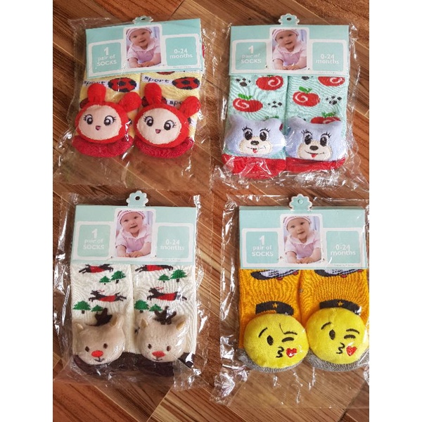 Kaos Kaki Bayi Boneka Krincing 0-2 Tahun / Kaos Kaki bayi Boneka Rattle