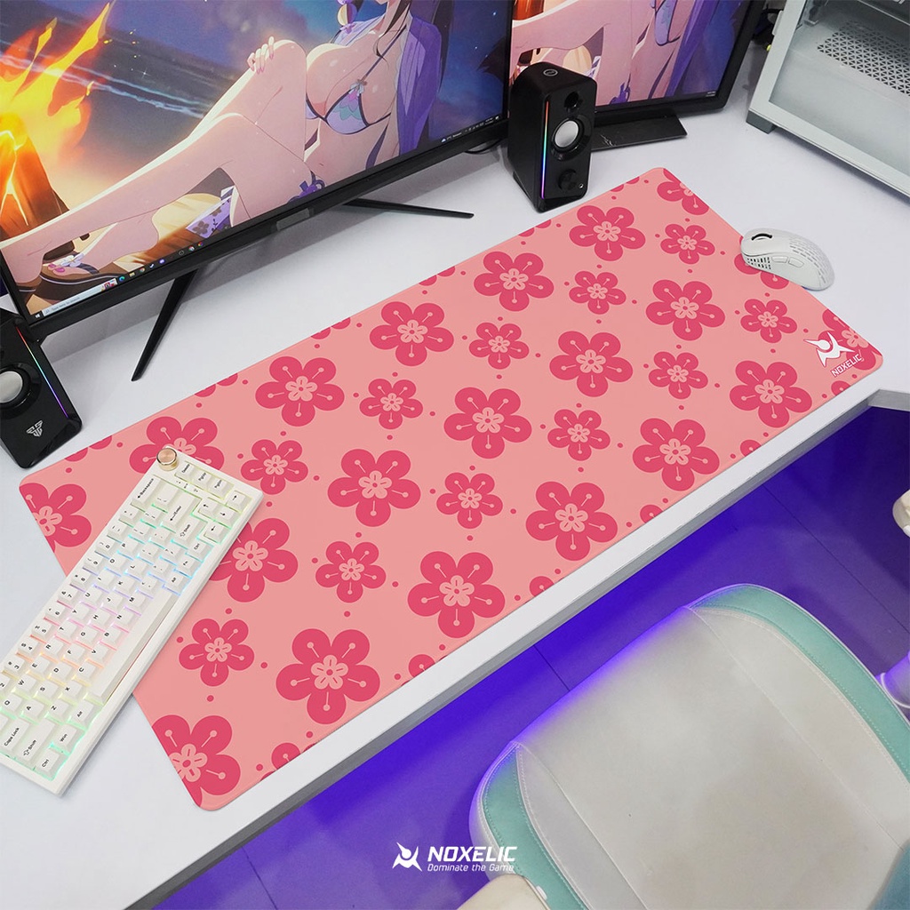 Noxelic HANAFUGO Gaming Mousepad Deskmat - Desk Mat Alas Mouse Pads