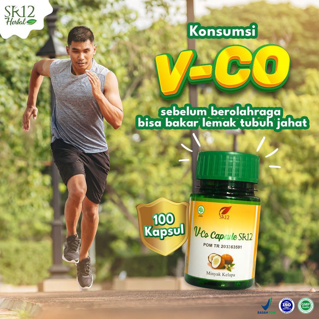 VCO Kapsul SR12 VICO CAPSULE 100 Virgin Coconut Oil MINYAK KELAPA MURNI PREMIUM ASLI BPOM AMAN BLILA