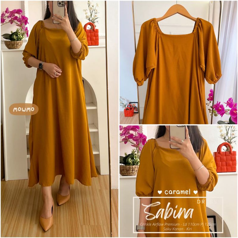 Dress cantik Original by Mowmo Sabina dress