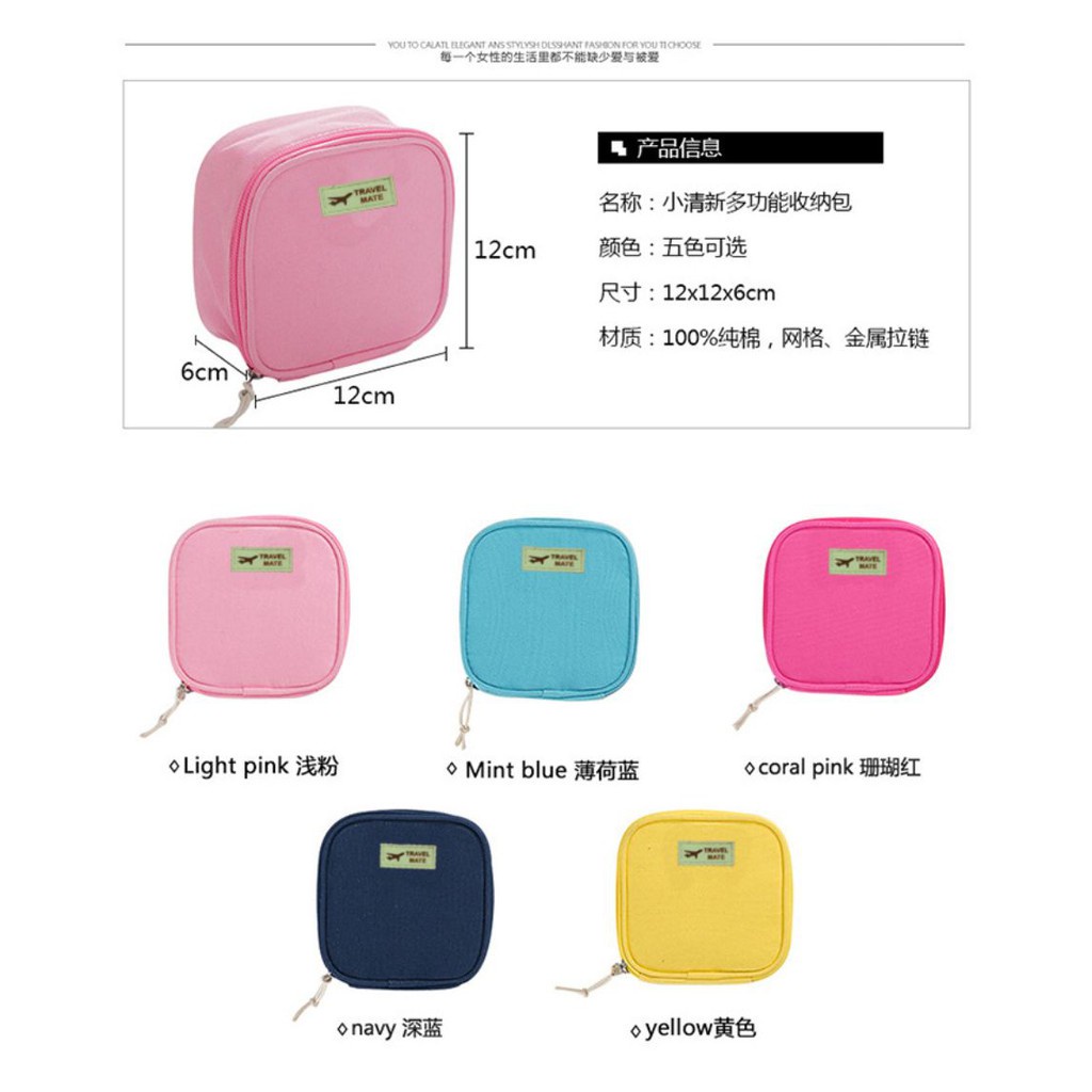 MAKE UP POUCH/ COSMETIC POUCH/ POUCH SERBAGUNA/ TAS MAKE UP