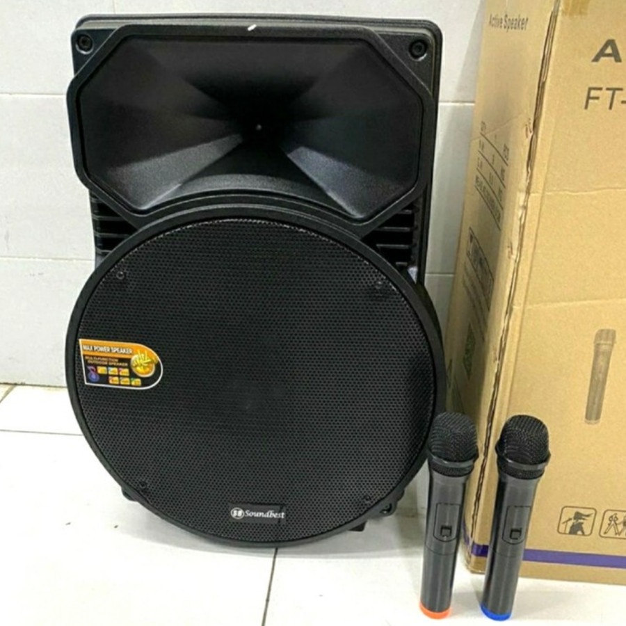speaker portable meeting wireless soundbest 15 inch bluetooth