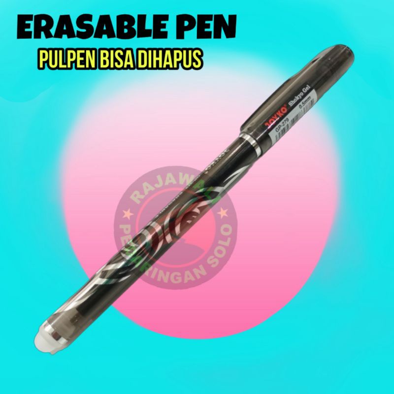 KENKO ERASO 16 GEL PEN BISA DIHAPUS - ERASABLE PEN - BULPEN BISA DIHAPUS