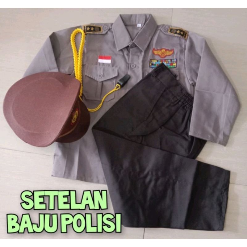 baju polisi anak cowok