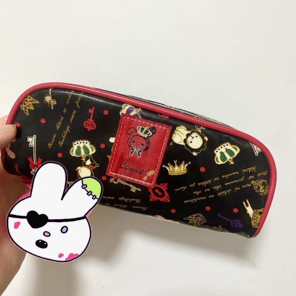 ▲♂○Sera Sanrio Jepang Keluar dari Cetak Kotak Pensil Sedih Sirkus Lucu Kapasitas Besar Kartun Bernilai Tinggi Kotak Pensil Tas Kosmetik