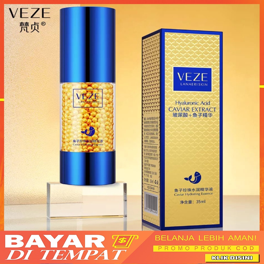 Veze 35ml Asam Hyaluronic Caviar Essence Krim Wajah