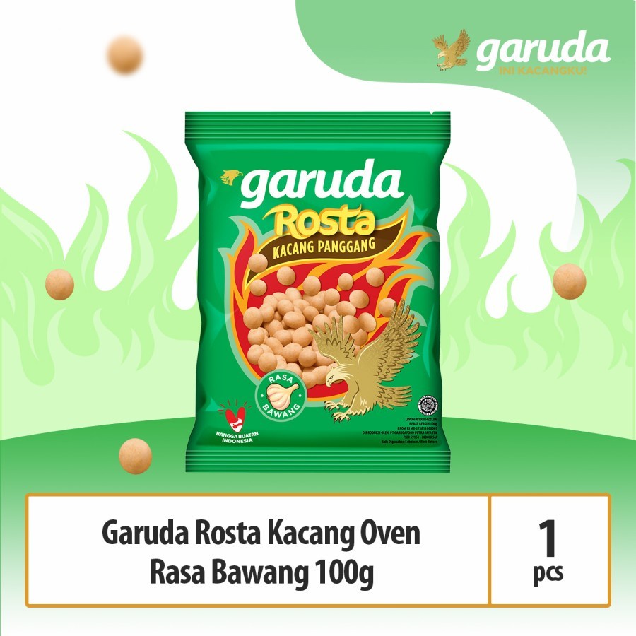 

garuda rosta kacang oven / panggang 100gr rasa bawang