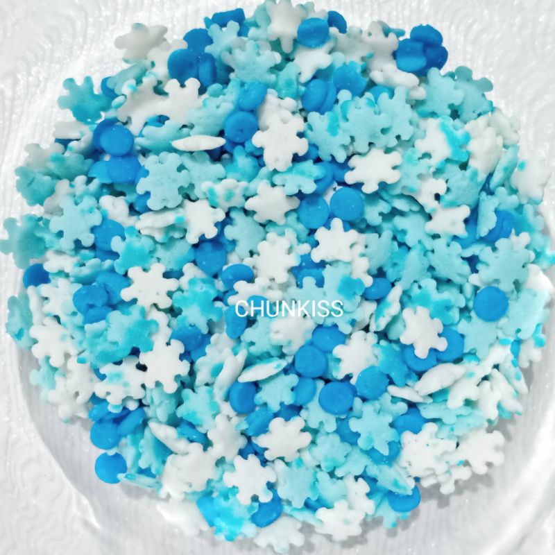 SPRINKLE HIASAN KUE - MUTIARA, SILVER, GOLD, MERMAID, UNICORN- 50 gr