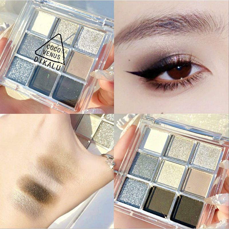 (Original) Eyeshadow Dikalu Coco Venus Korean Eyeshadow Palette 9 Warna