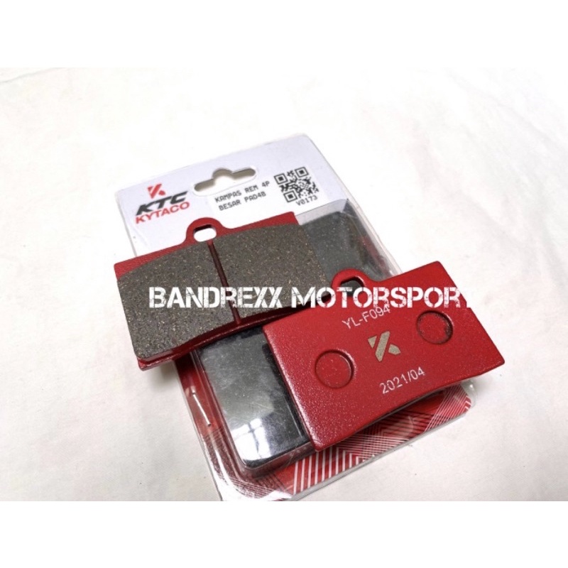 Kampas Rem KTC-Kytaco 4 Piston Khusus Kaliper KTC Kytaco CRM-BRE-MTF-YHS.