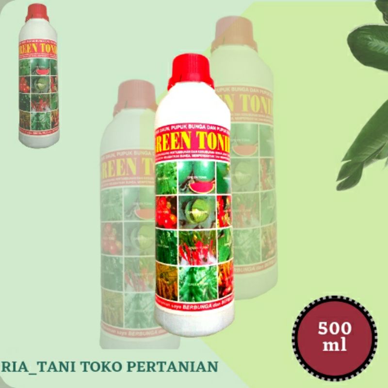 Jual Pupuk Cair Green Tonik 500ml Penyubur Tanaman Daun, Bunga Dan Buah ...