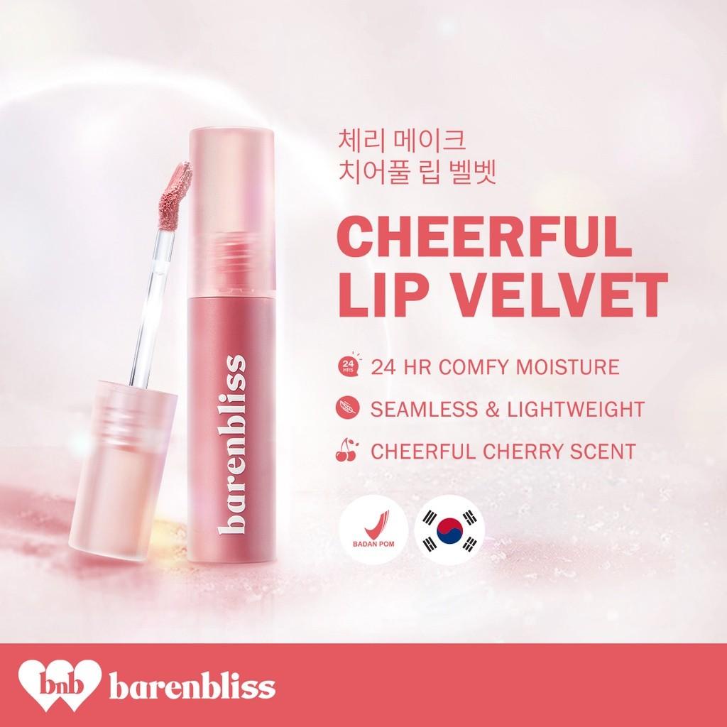 (READY &amp; ORI) BARENBLISS Cherry Makes Cheerful Lip Velvet