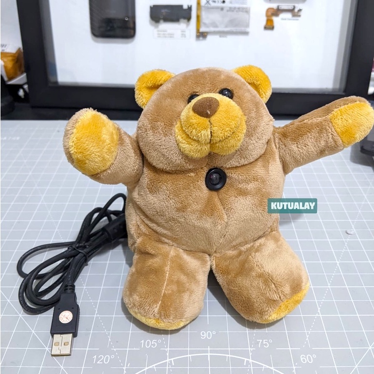 Webcam USB Boneka Beruang Karakter Lucu Vintage Rare Unik