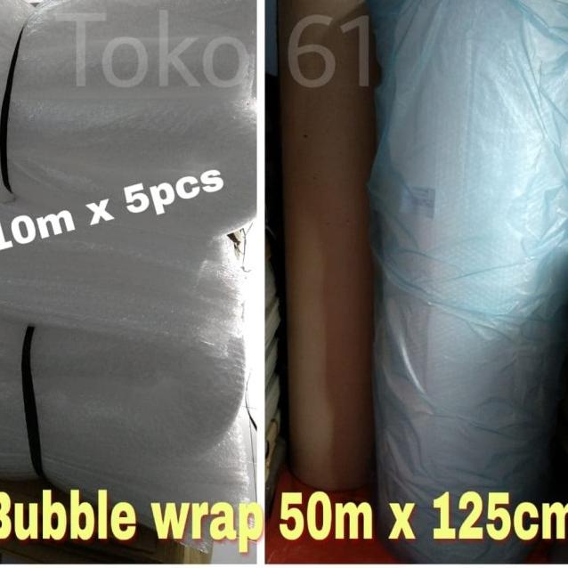 

Bubble Wrap 125cm x 50meter / 125cm x 50m - Putih
