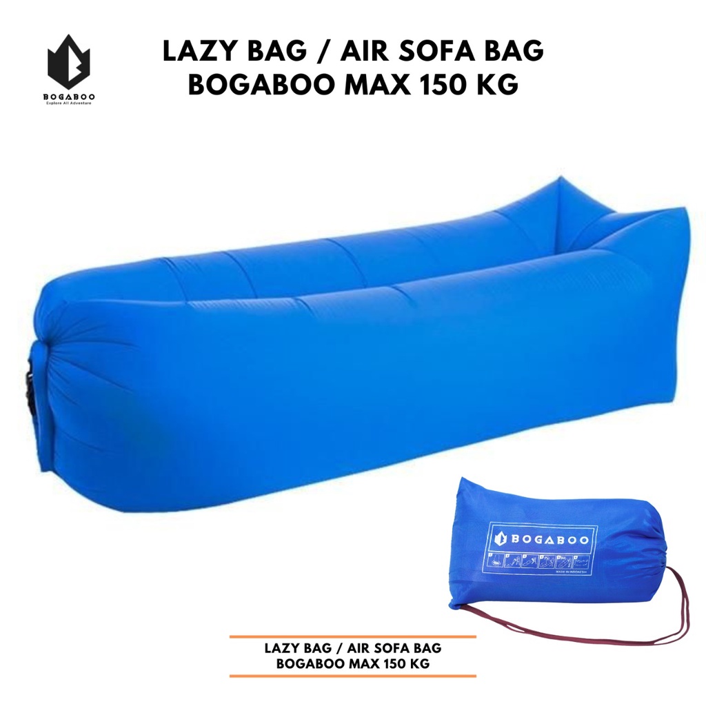 Lazybag BOGABOO - Kursi Angin - Kasur Santai Camping- Air Sofa Bag - Sofa Santai Outdoor Camping hik
