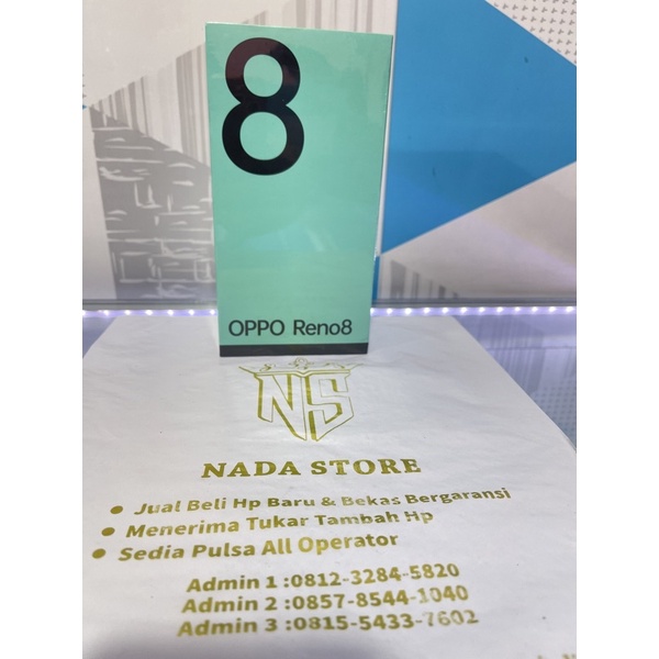 Oppo reno 8 ram 8/256 new