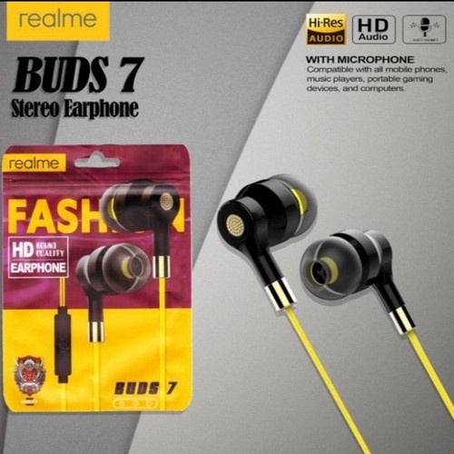 Hf Handsfree hendset Realme Buds 7 Super Bass