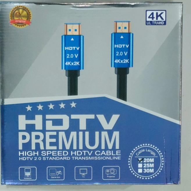 Kabel HDMI 20Meter 4K ULTRA HD Premium V2.0 / hdmi 20 m premium