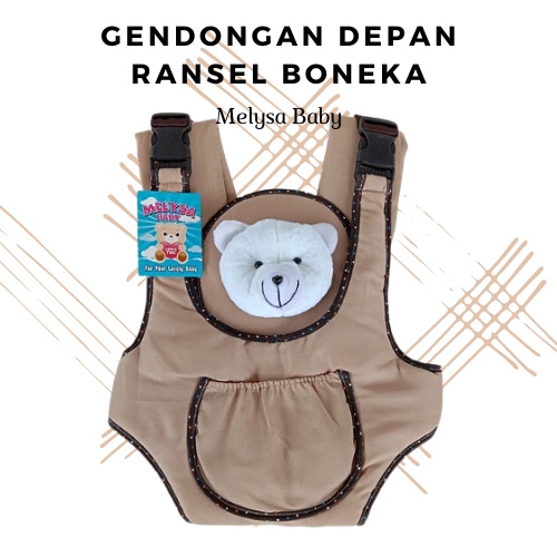 Gendongan Bayi Depan Ransel Boneka Melysa Baby