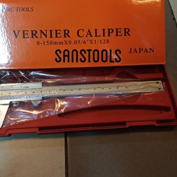 sigmat Toki 6" 150mm sketmat jangka sorong vernier caliper manual Asli