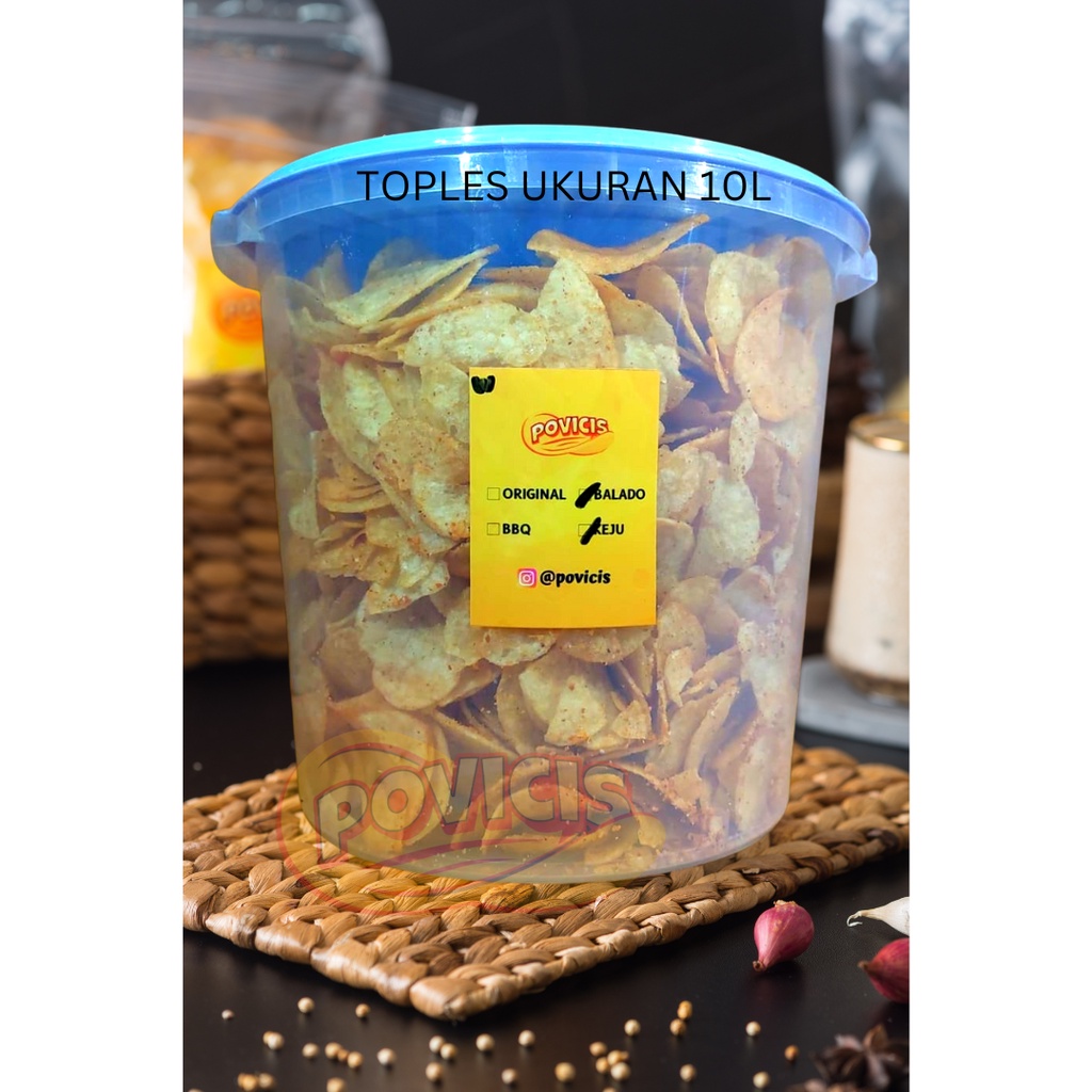 

CEMILAN KERIPIK KRIPIK KENTANG JUMBO 1000gr