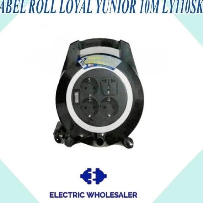 KABEL ROLL 4 LUBANG LOYAL YUNIOR 10M LY110SK