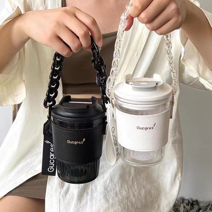 Gelas tumbler air minum plastik bening transparan/ Botol minum anak BP