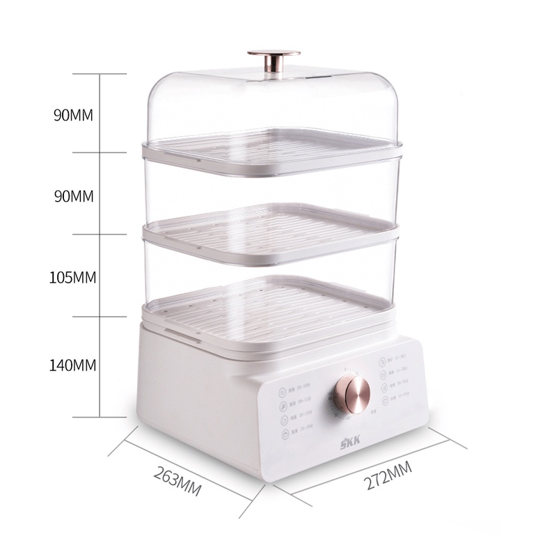 IDEALIFE - Food Steamer – Pengkukus Makanan - IL–114a (3 Layer)