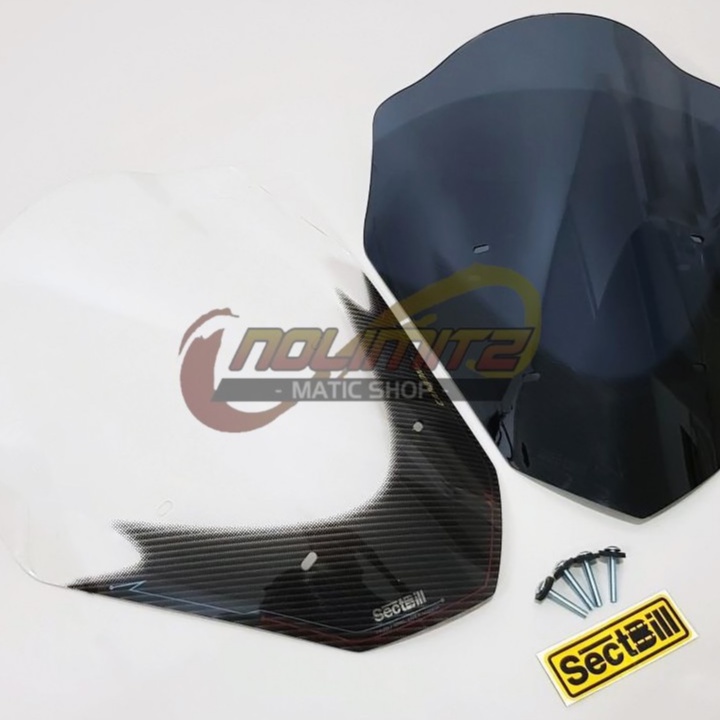 Windshield Sectbill Carbu Carbon Series Visor Yamaha NMAX 2020