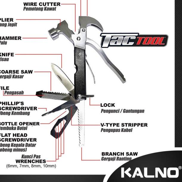 Tactool 18 In 1 - Alat Multifungsi Di Saku Anda