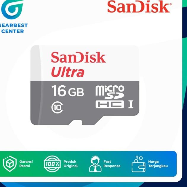 Memory Card SanDisk 16GB 32GB 64GB 128GB 256GB 512GB Micro SD Memori - 16 gb