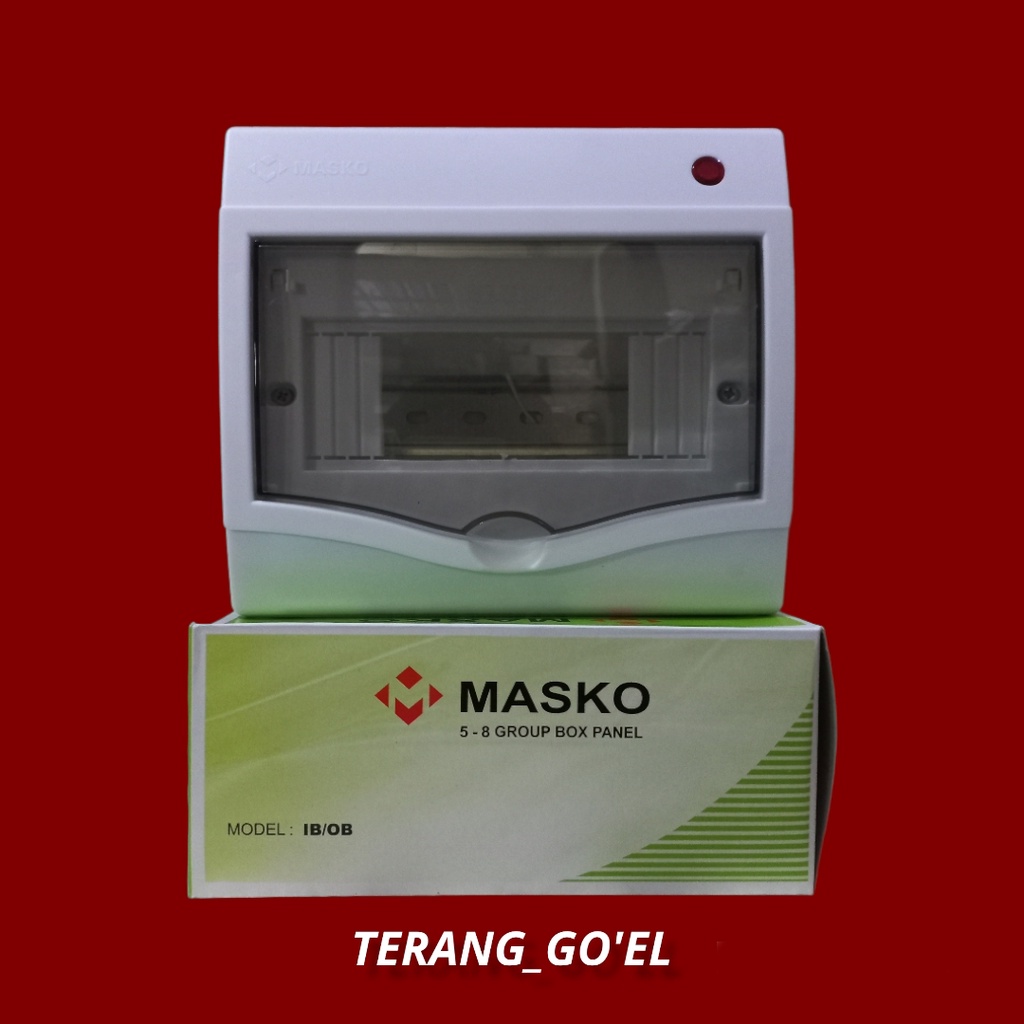 MASKO BOX MCB 5 - 8 GROUP 9808L LAMPU IB OB INBOW OUTBOW TANAM TEMPEL