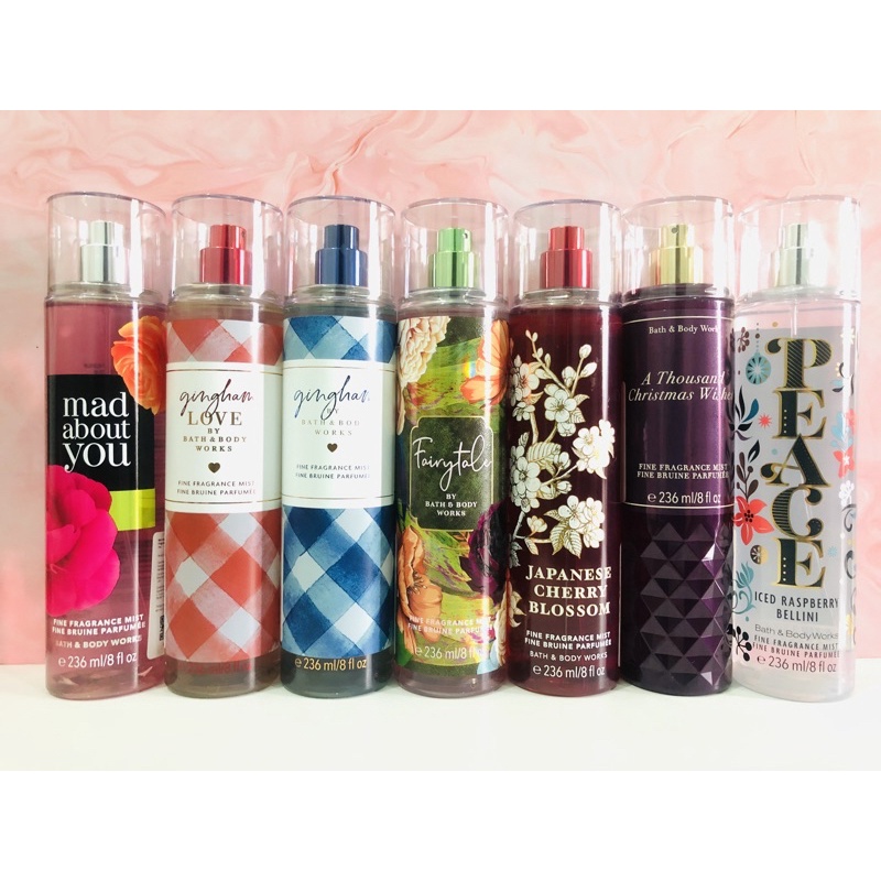 BBW SALE body mist ORIGINAL STORE bbw bath and body works in the stars / gingham / perfect peony/ a 