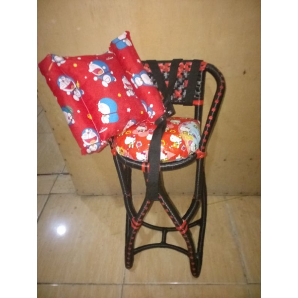 PAKET KOMPLIT FULL LILIT SABUK+BANTAL STANG//KURSI ANAK MOTOR MATIC//BONCENGAN ANAK MOTOR MATIC BEAT VARIO SCOPY MIO//KURSI DEPAN MOTOR MATIC//JOK MOTOR ROTAN//KURSI ROTAN MOTOR ANAK