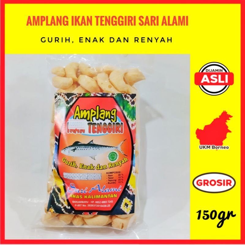 

Amplang Ikan Sari Alami Tanggung Oleh Oleh Banjarmasin Kalimantan