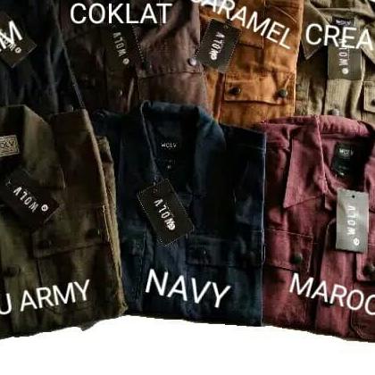 Jaket Semi Parka Pria Jaket Trucker Canvas Jaket Parka pria premium - Hijau Army, M