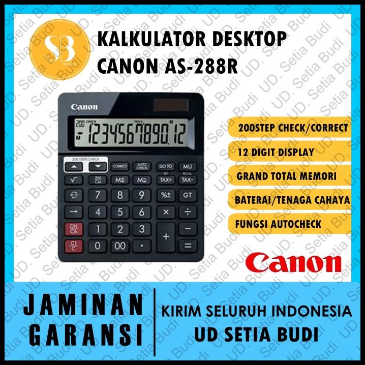 

Kalkulator Canon As-288R / As-288 R Asli Dan Bergaransi