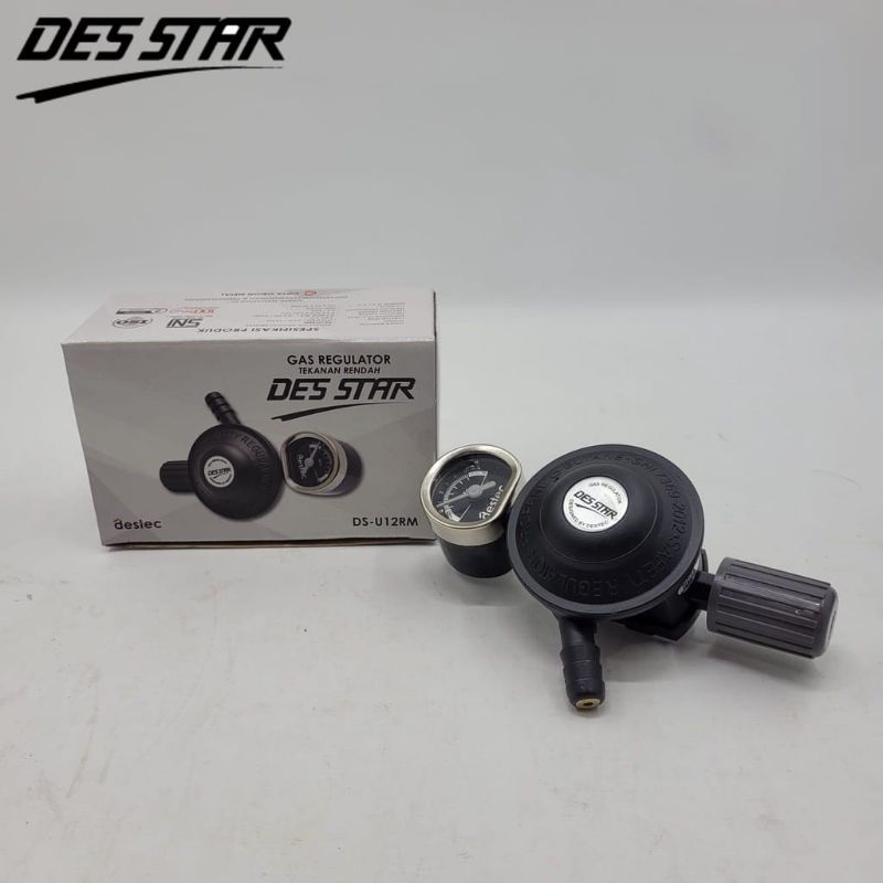 Regulator Gas Des Star DS-U12RM Tekanan Rendah Meter Non Meter DS-U12R