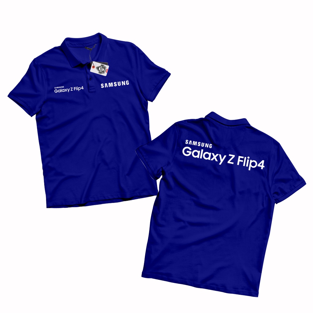 KARIMAKE Polo Shirt Kaos Polo Gadget SAMSUNG GALAXY Z FLIP 4 X BTS Kaos Handphone