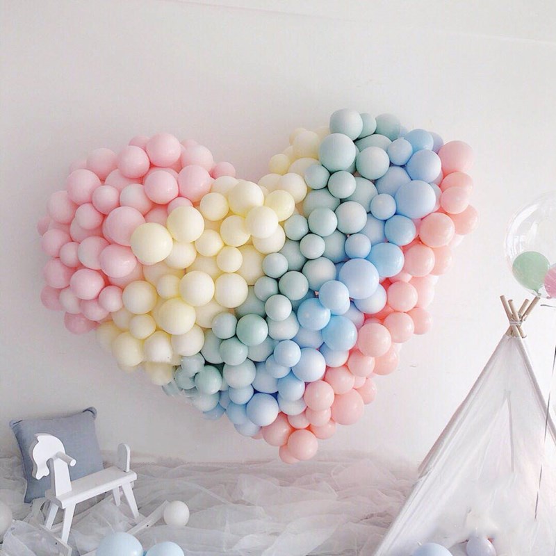 Balon pastel Balon ulang tahun, 10inch, warna tebal,  dekorasi, pesta ulang tahun, pernikahan